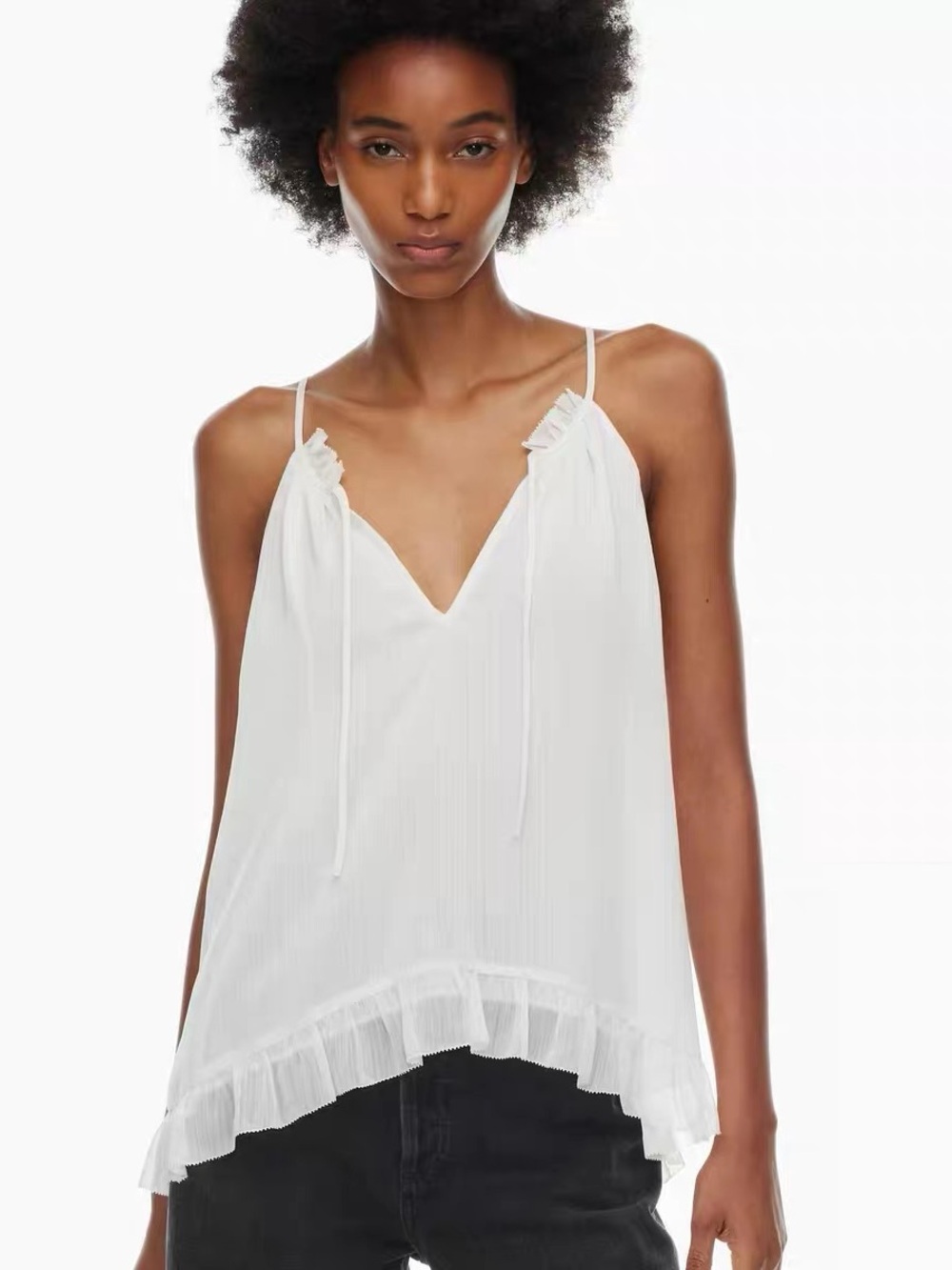 Aritzia Little Moon Agora Blouse